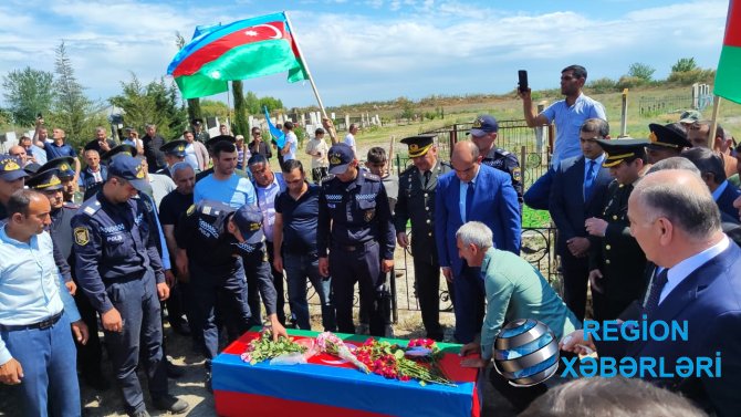 I Qarabağ müharibəsi şəhidi Ucarda dəfn olundu - Fotolar