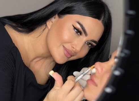 Şəfa Xəlilova dolğu,inyeksiya, botox prosedurlarını necə icra edir? - Fotofaktlar