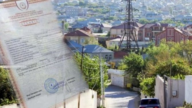 Sənədsiz evlərlə bağlı DƏYİŞİKLİK
