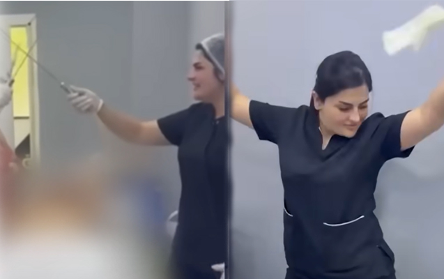 “Üstümdə şişi-şişə vurur, elə bil yorğana biz batırır...” - Video